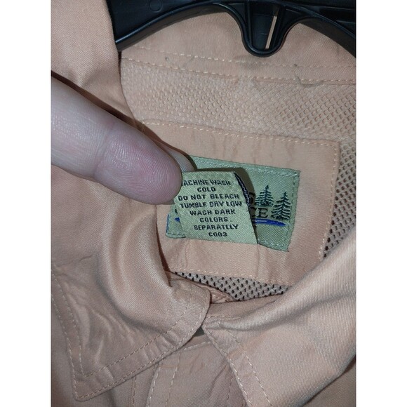 Guide’s Choice Light Melon Nylon Button Up Men’s Shirt Size 2XL - Picture 5 of 7
